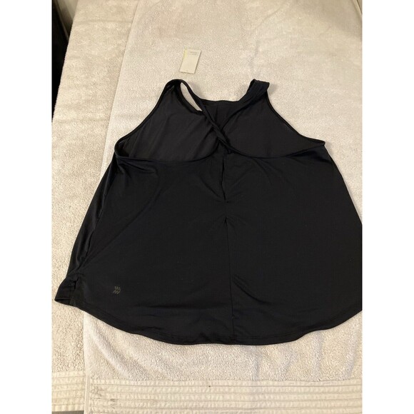 All in Motion Women's Size XXL Solid Black Racerback Essential Athletic Tank Top - Picture 8 of 10